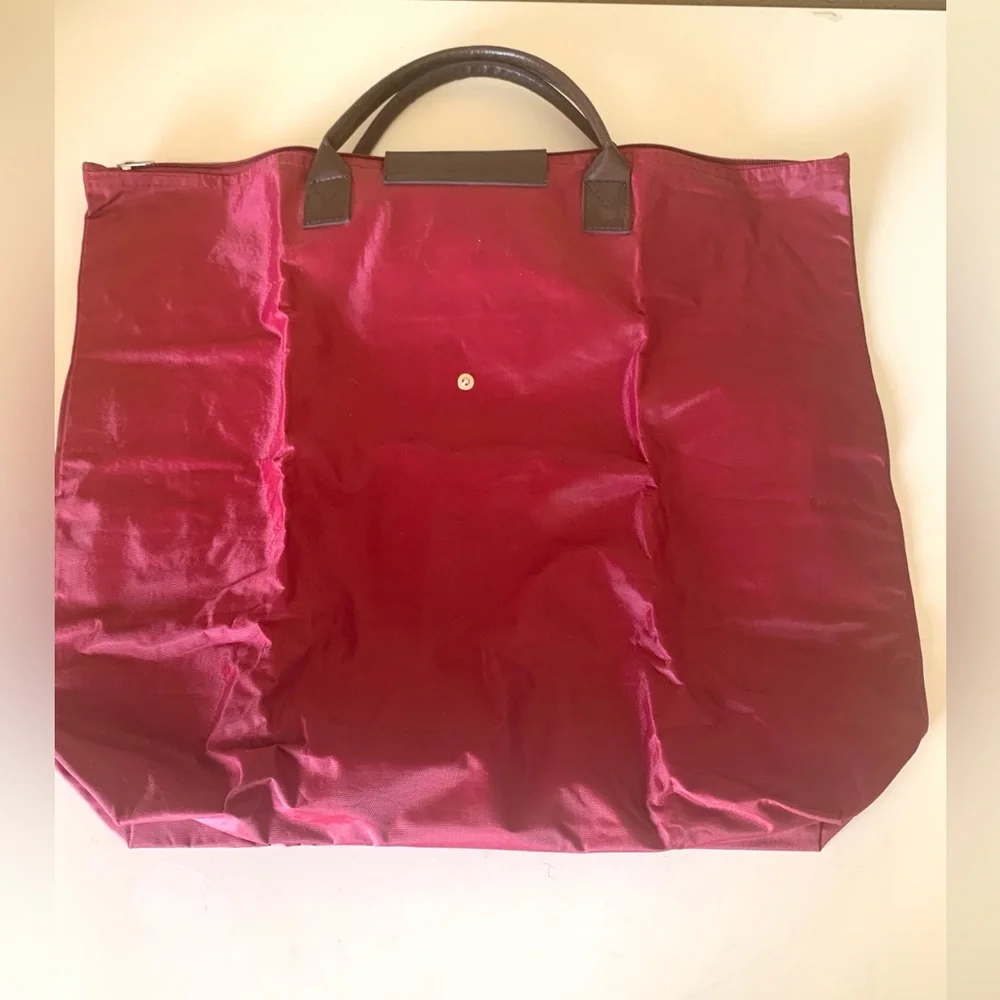 Cranberry Vinyl Totebag